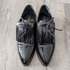 Barneys Black Oxford Shoe